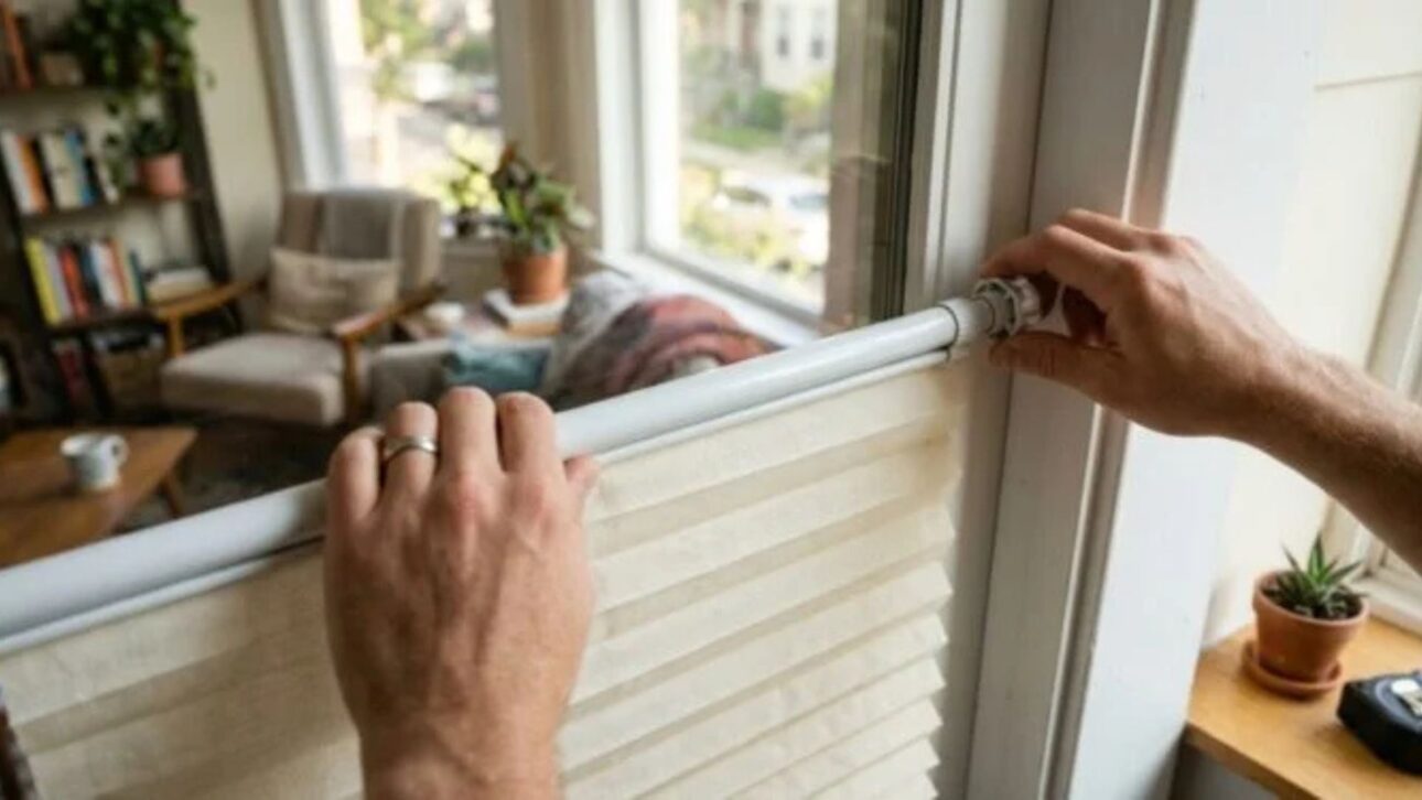Cortinas sem furo ganham destaque em 2026 com instalação rápida por pressão, isolamento térmico e solução prática para imóveis alugados.