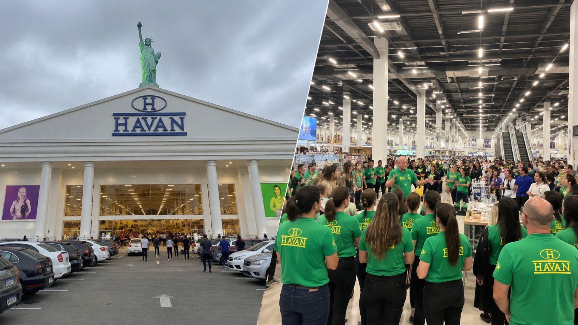 Havan antecipa PPR e parte do 13º para mais de 23 mil funcionários, com R$ 100 milhões e meta de 200 megalojas no Brasil.