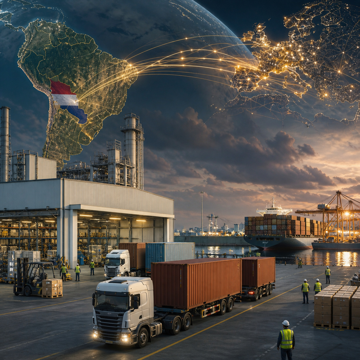 Acordo entre UE e Mercosul pode levar empresas brasileiras a produzir no Paraguai para pagar menos impostos e exportar mais para a Europa