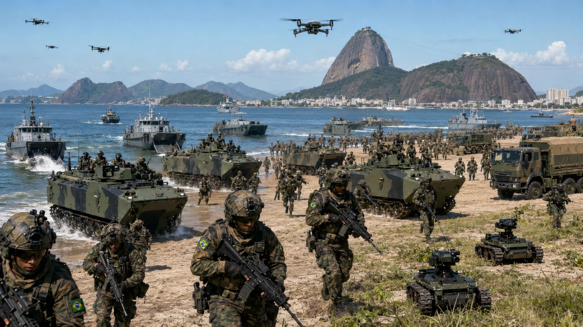 A ONU inspeciona Fuzileiros Navais no Rio de Janeiro para revalidar o nível 3 de prontidão. Brasil quer manter certificação máxima para missões de paz.