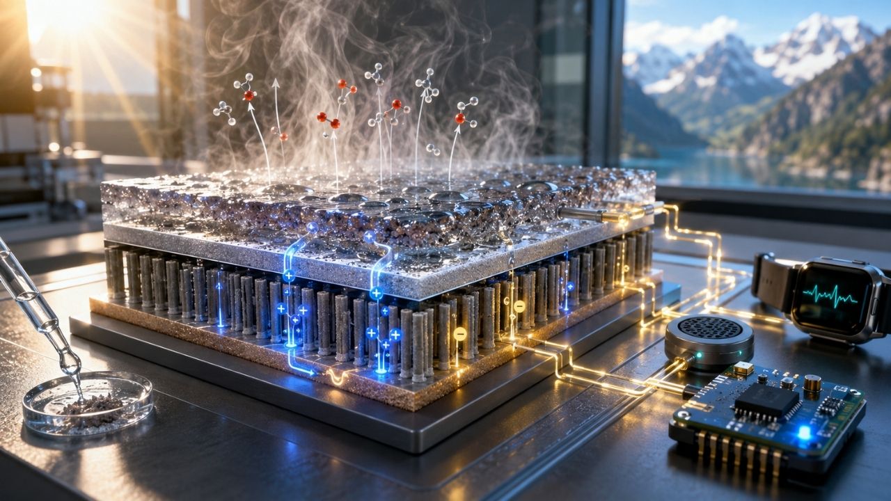 Nanodispositivo suíço gera eletricidade contínua a partir da evaporação da água salgada, usando uma estrutura de três camadas, nanopilares de silício e o efeito combinado de calor e luz solar (2)