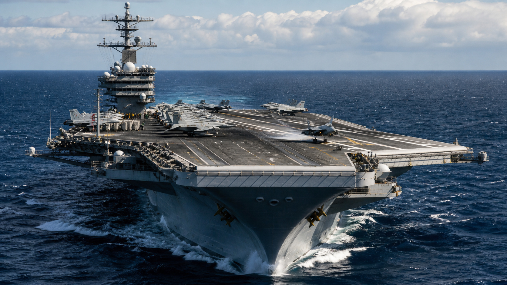 Navio de guerra nuclear de mais de 100,000 toneladas retorna ao caminho das missões dos Estados Unidos após 15 meses de manutenção