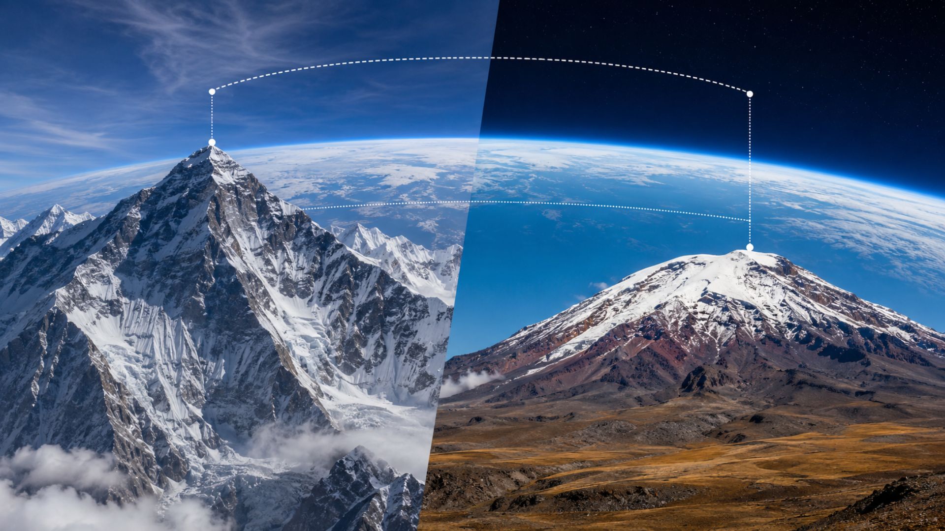 O vulcão Chimborazo, no Equador, é o ponto da Terra mais distante do centro do planeta, superando o Everest graças à protuberância equatorial. Entenda a ciência.