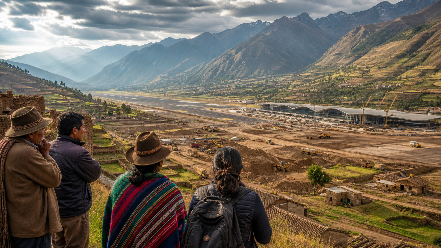 O aeroporto que promete aproximar turistas de Machu Picchu virou símbolo de ameaça ao Vale Sagrado dos Incas