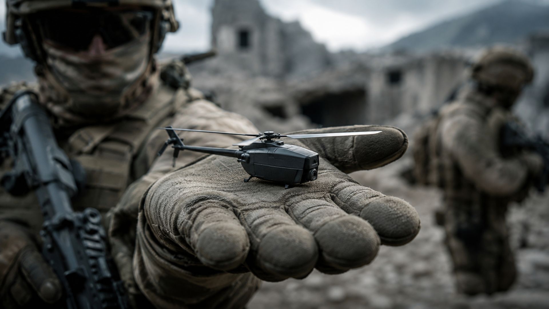 O nanodrone Black Hornet pesa 70 gramas e já foi entregue a soldados de mais de 45 países. Câmera térmica, voo de 30 minutos e US$ 300 mi em contratos.