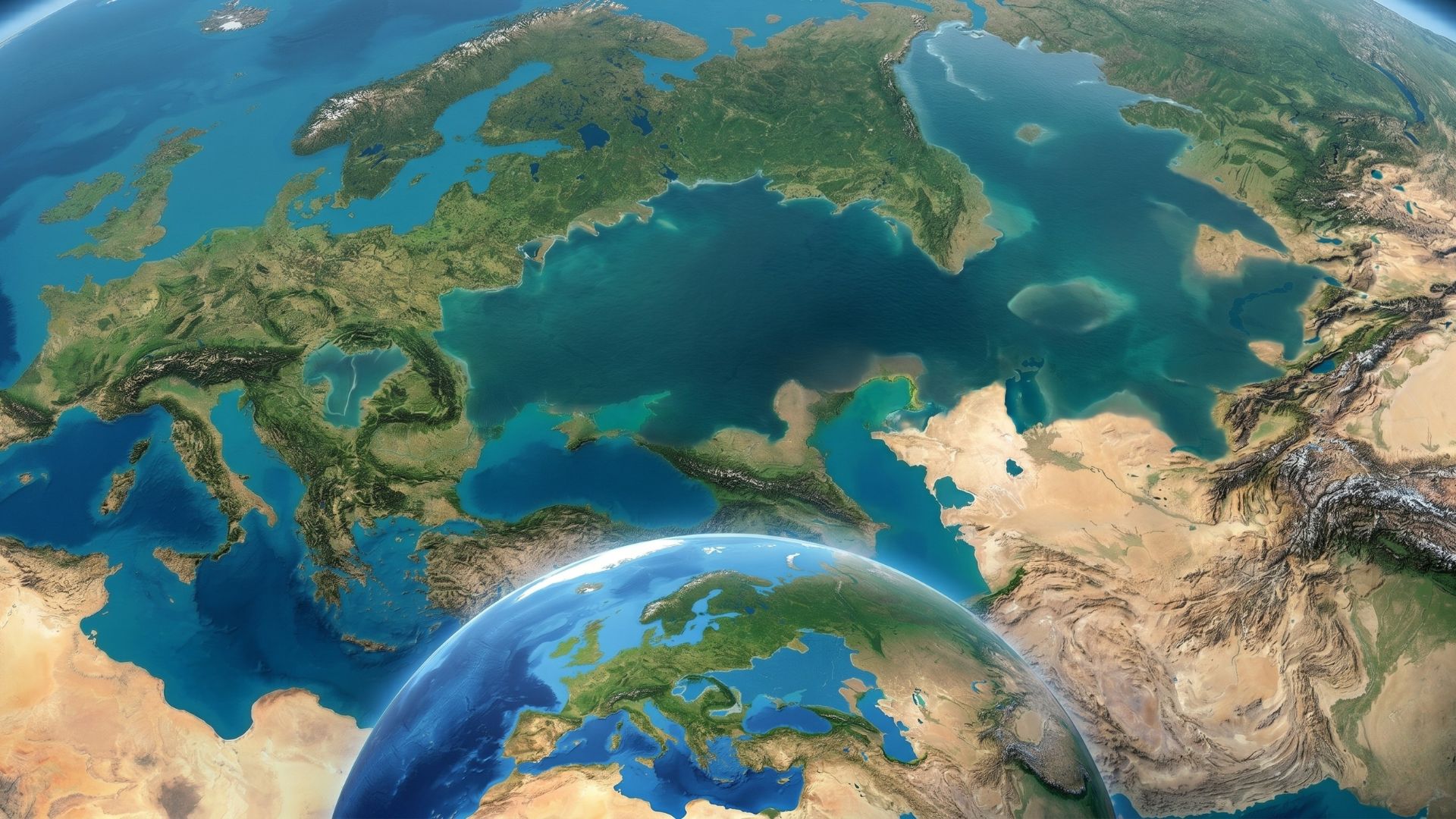 Megalago Paratethys cobriu 2,8 milhões de km² na Eurásia, perdeu até 70% da superfície