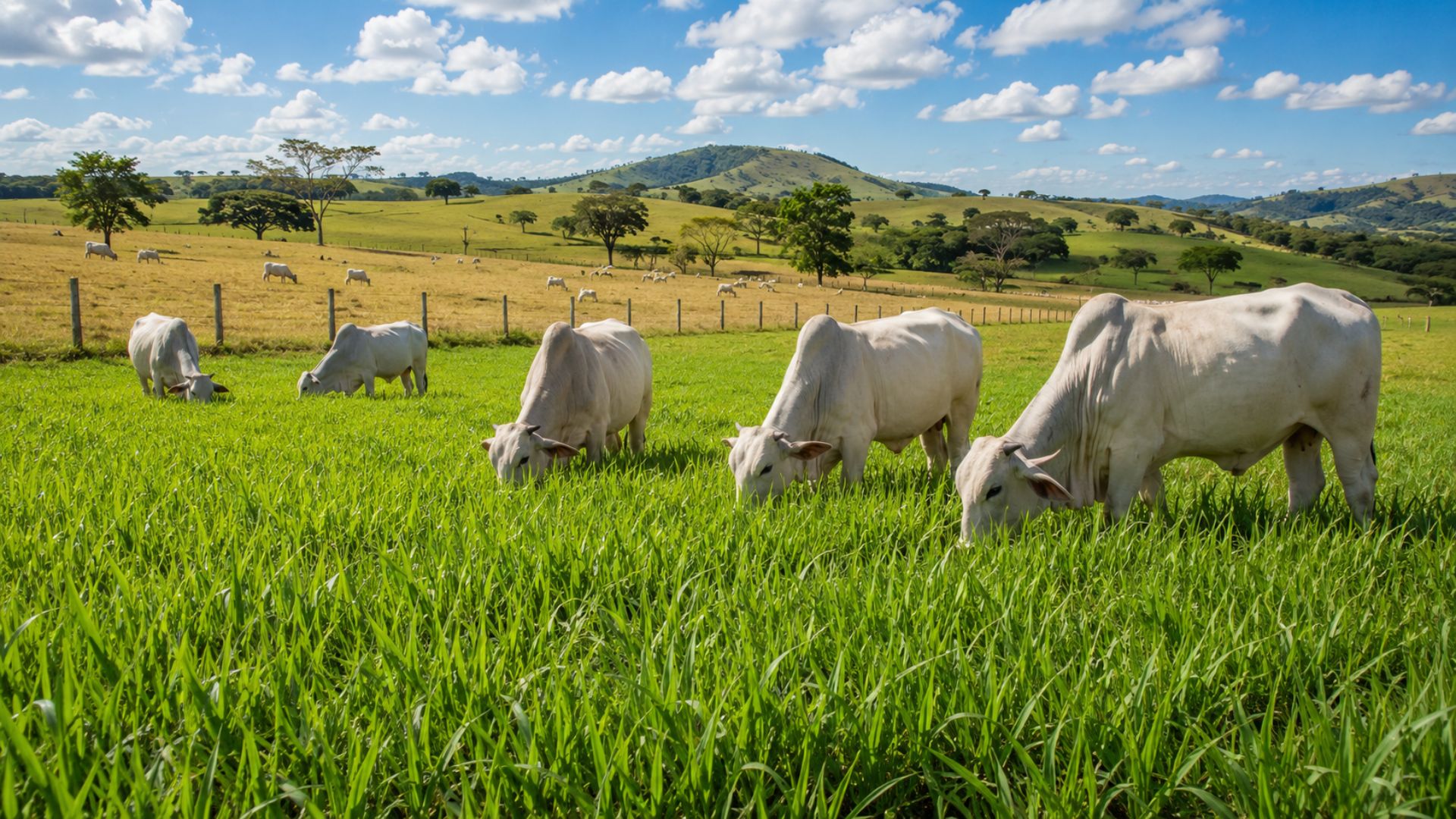 Embrapa lança o novo capim BRS Carinás, primeira braquiária híbrida brasileira: rende 18% mais nas chuvas, 40% mais na seca e prospera em solo ácido do Cerrado.