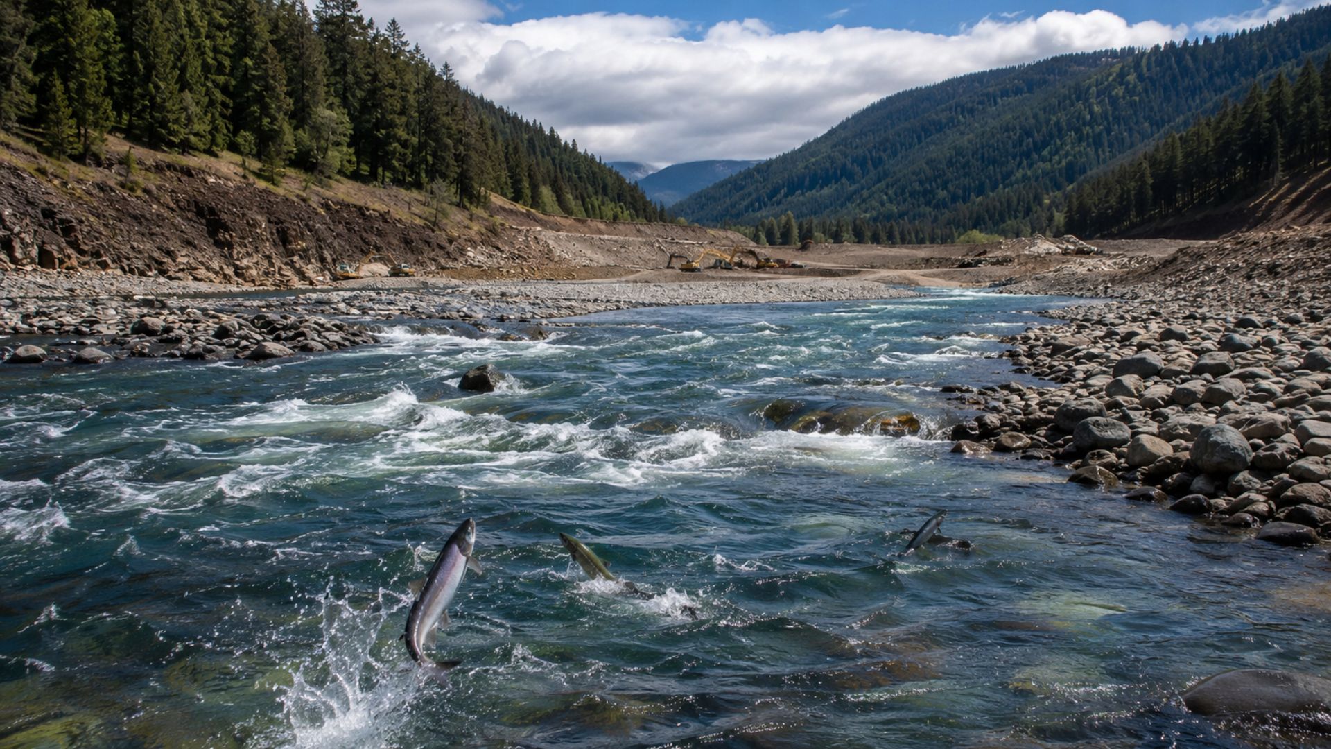 O rio Klamath voltou a correr livre nos EUA após a remoção de 4 barragens, e o salmão reapareceu em semanas, no maior projeto de restauração fluvial do país.