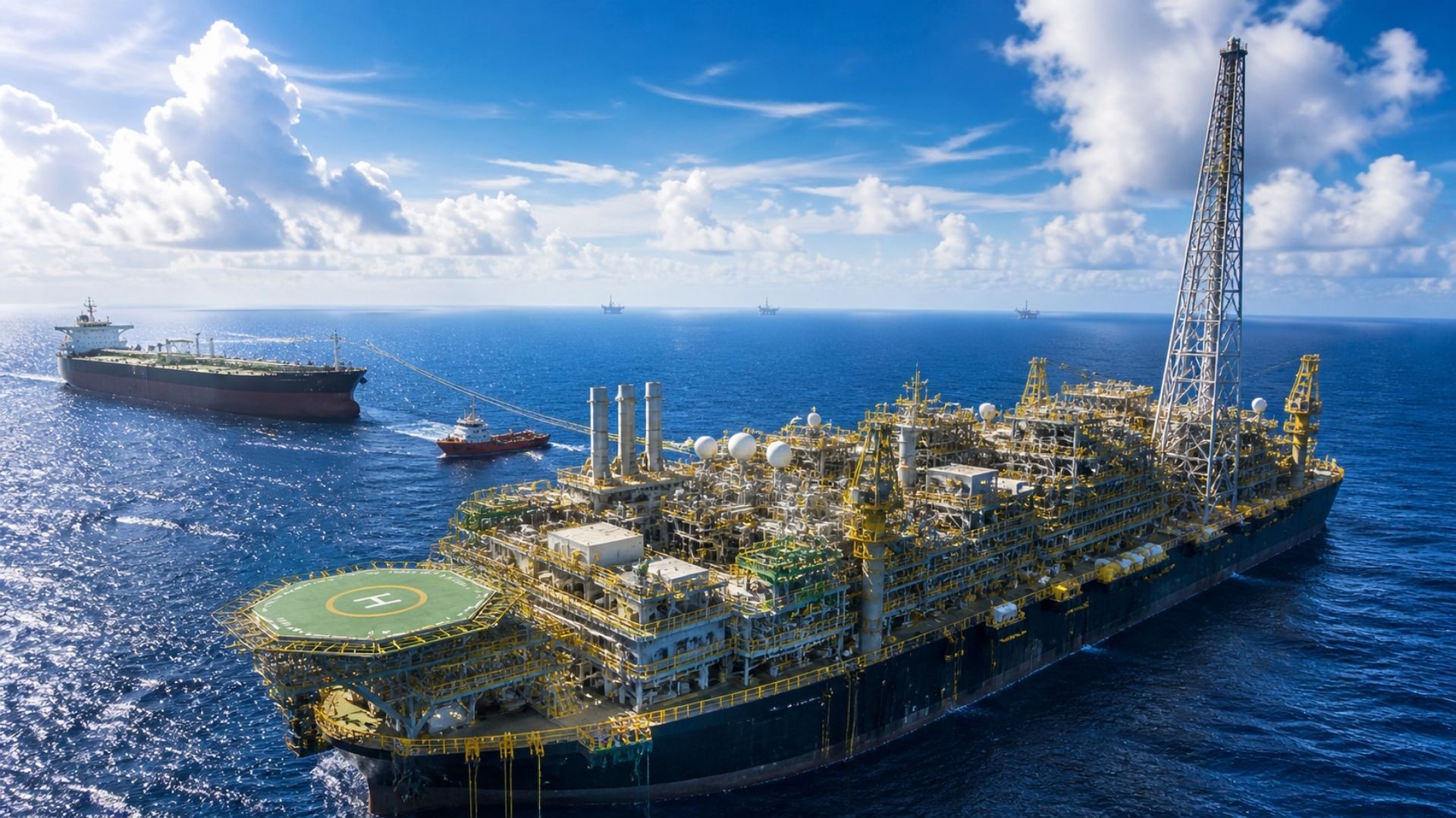 Petrobras antecipa em 3 meses a entrada da plataforma P-79, eleva Búzios a 1,33 milhão de barris por dia e fecha o trimestre com produção recorde de 3,23 milhões de barris diários