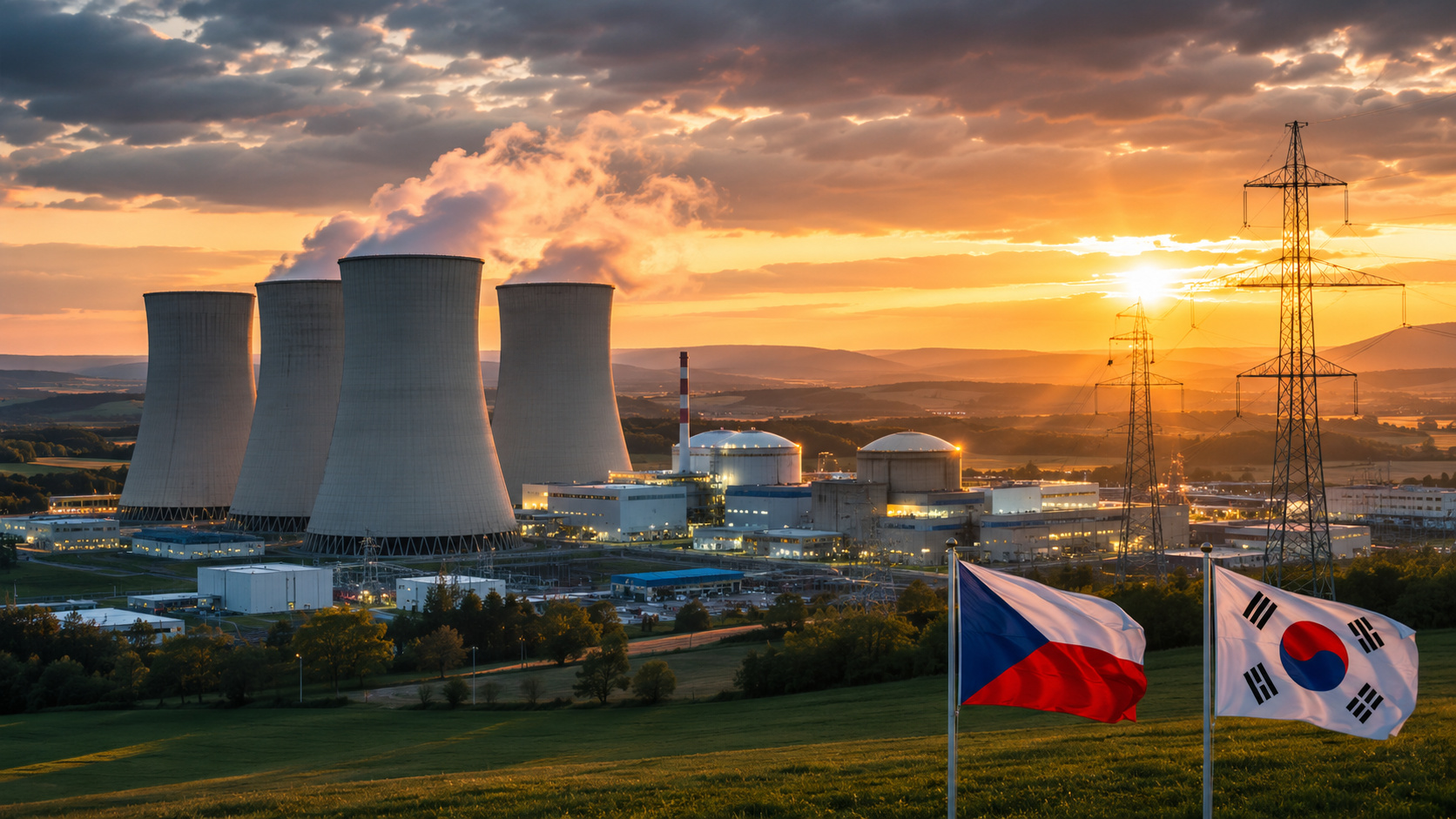República Tcheca prepara uma usina nuclear de US$ 18 bilhões para entregar eletricidade firme com tecnologia da Coreia do Sul
