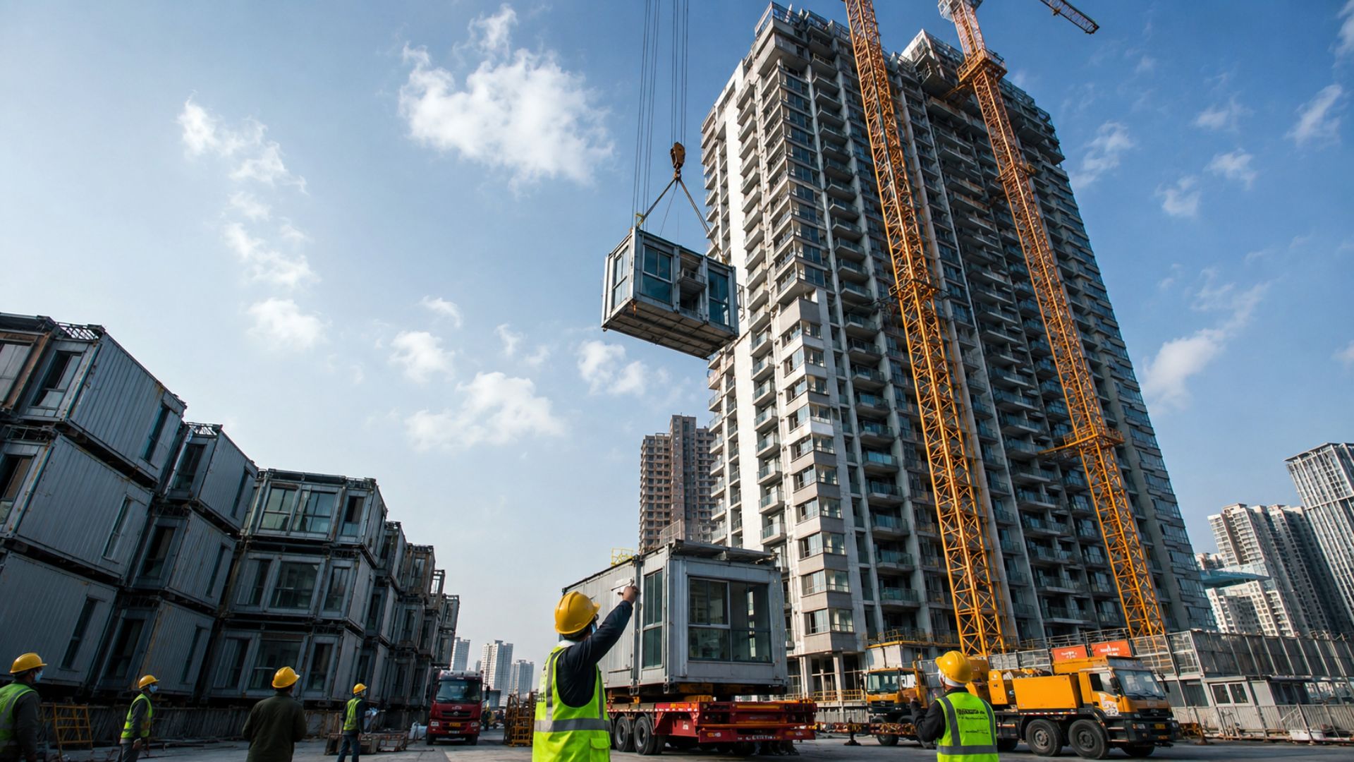 Ex-fabricante de ar-condicionado revolucionou a construção na China com método modular que montou uma torre de 57 andares em 19 dias de canteiro. Entenda os fatos.