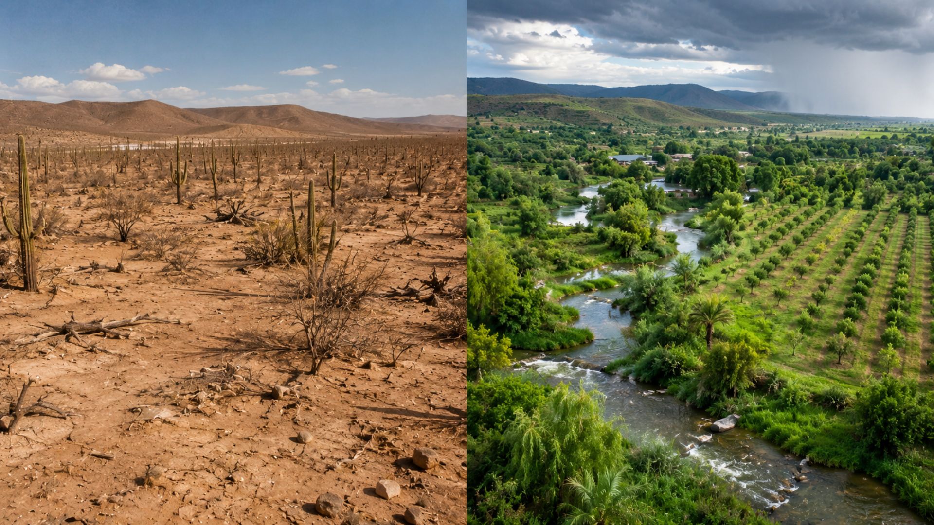 Uma fazenda no deserto mexicano transformou areia morta em solo fértil com esterco e microrganismos da montanha, num modelo de agricultura regenerativa que reverdece.