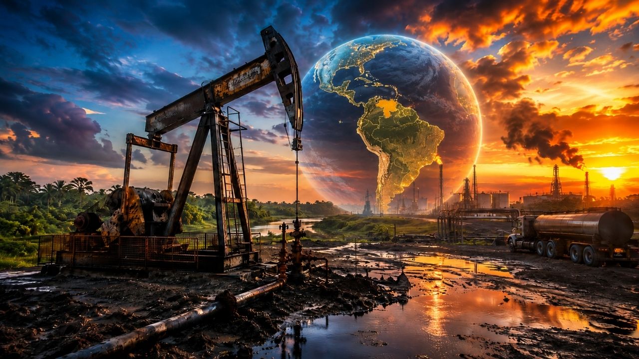 Venezuela está sentada sobre quase 20% do petróleo comprovado do planeta, mas explorar o Cinturão do Orinoco pode transformar a maior reserva do mundo em um problema climático, (1)