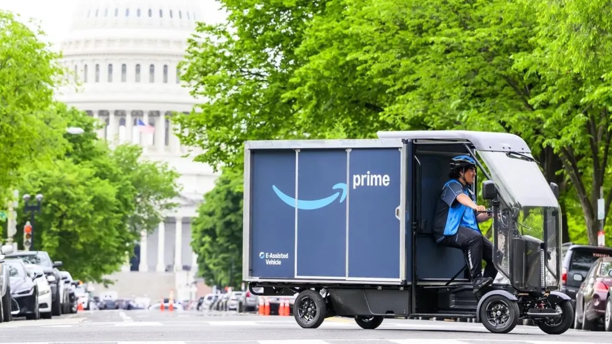 Amazon lança entregas com bicicletas elétricas para reduzir emissões e substituir vans em Washington