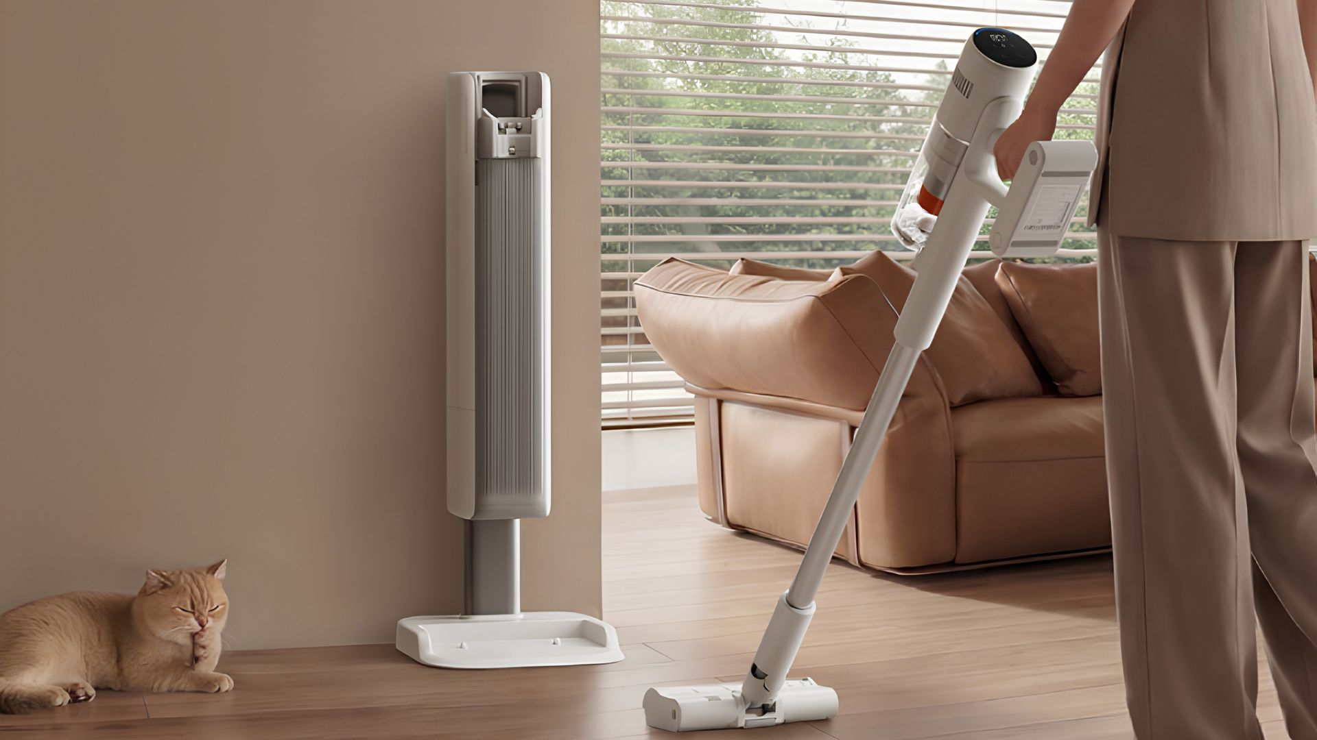 Xiaomi lança novo aspirador sem fio que esvazia o pó sozinho em 11 segundos, mostra sujeira escondida com luz azul, evita cabelo enrolado na escova