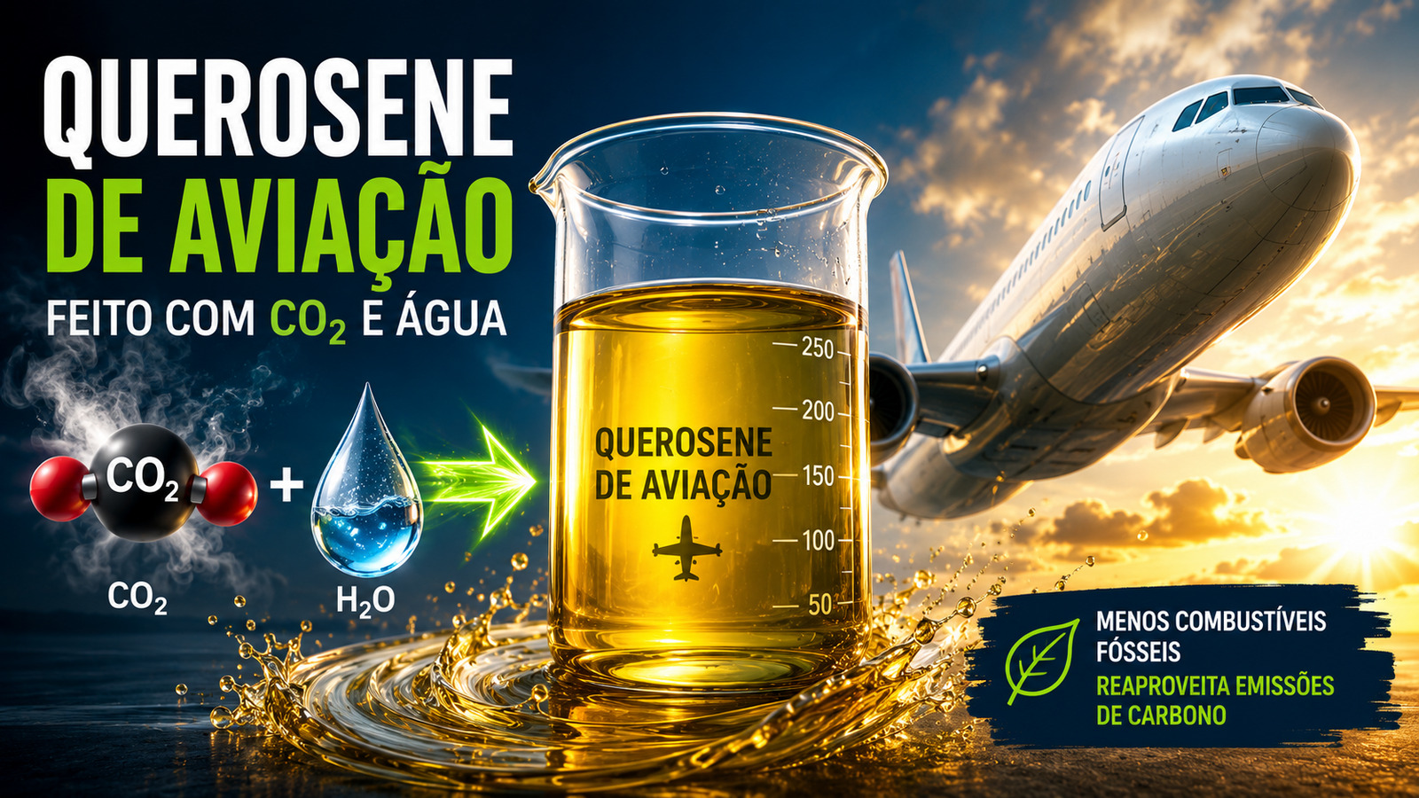 Combustível de avião, CO2