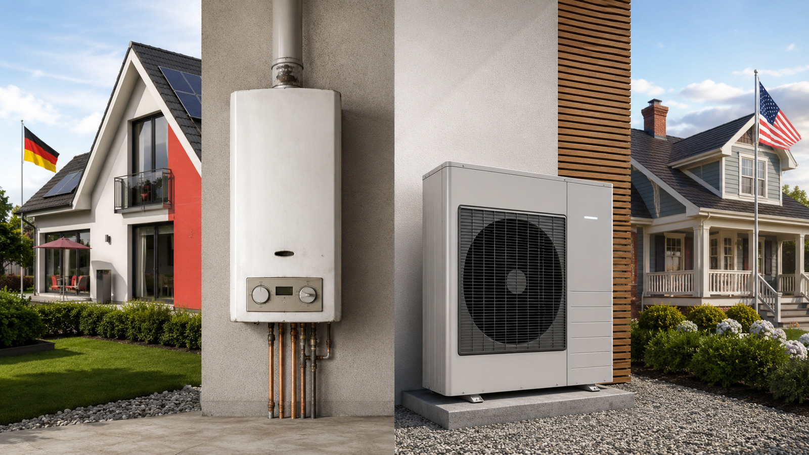 bomba de calor, aquecedor a gás, eficiência energética, aquecimento residencial, construção sustentável