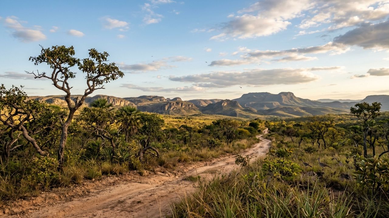 12 pesquisadores revelam que o Cerrado brasileiro esconde um cofre subterrâneo de carbono acumulado há até 20 mil anos, mas o calor extremo, a seca e a degradação podem abrir essa reserva invisível e transformar áreas úmidas em fontes de gases que aquecem o planeta