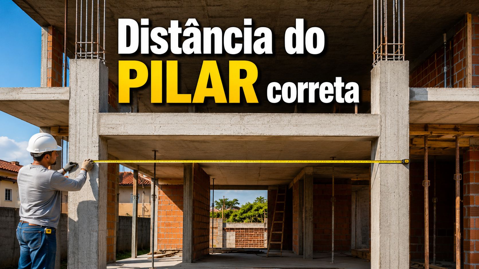 Distância entre pilares em casas deve considerar vigas, pé-direito, aço e concreto para manter segurança e economia na obra.