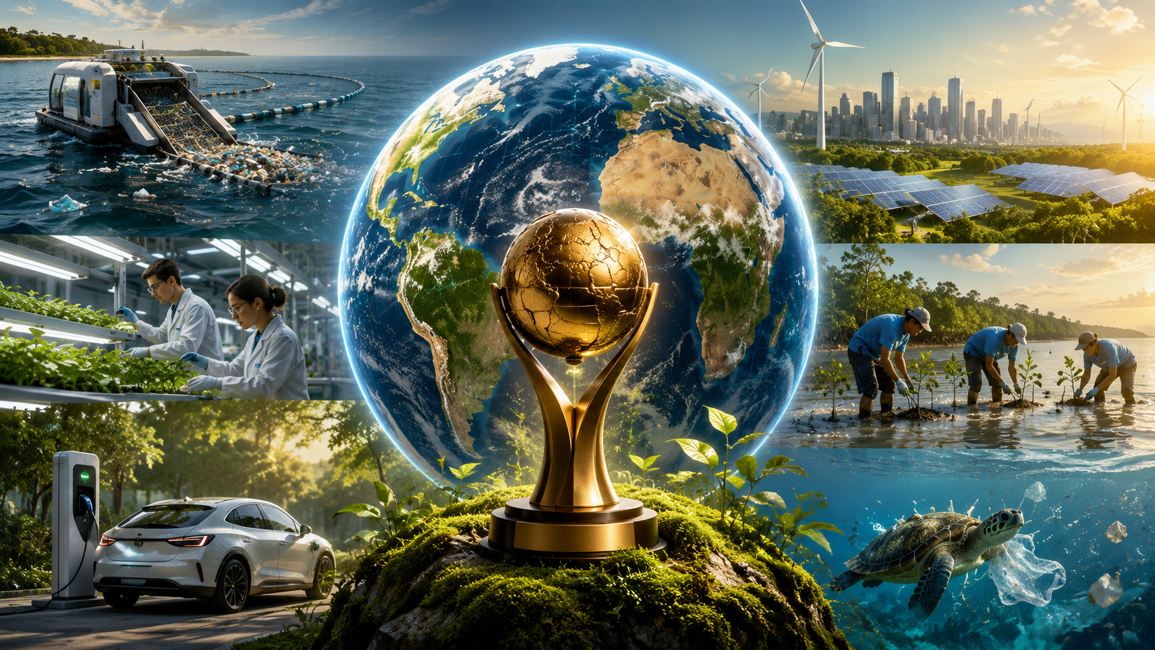 Earthshot oferece £1 milhão para qualquer pessoa ou equipe ao redor do mundo que apresentar ideias capazes de “consertar o planeta” antes de 2030: Earthshot busca soluções reais contra poluição, lixo, colapso dos oceanos, crise climática e perda acelerada da natureza