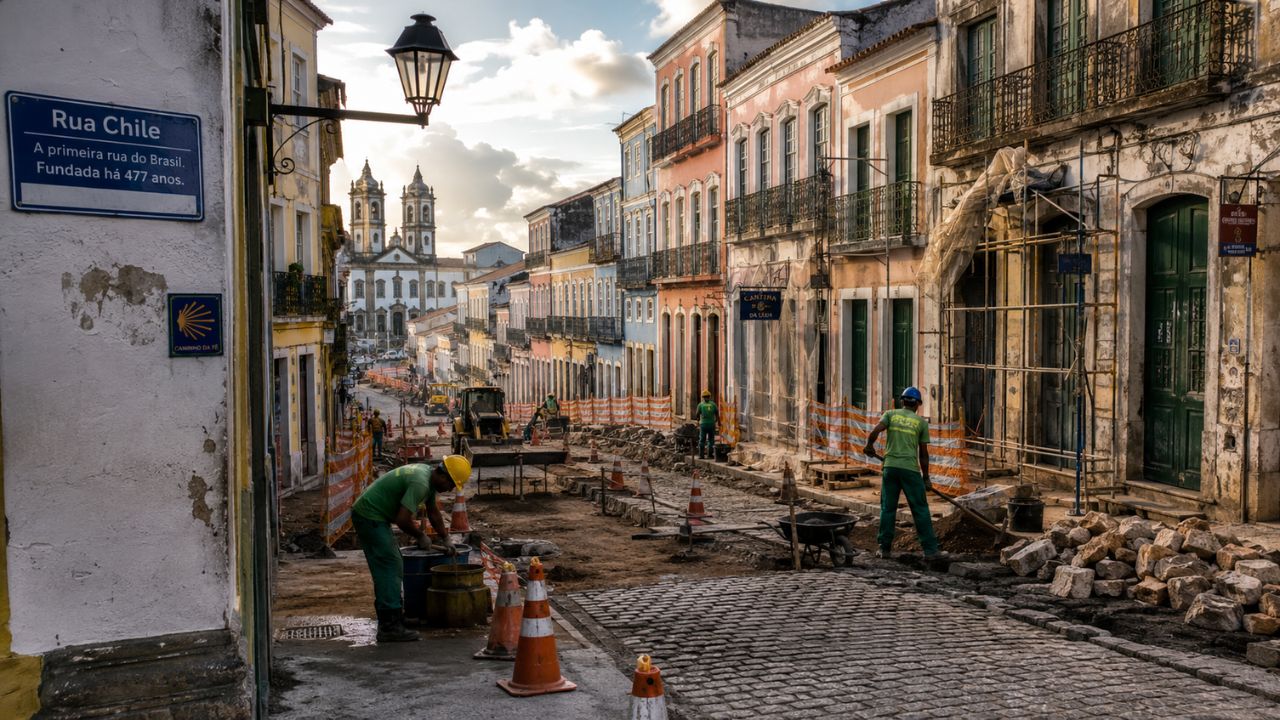 A primeira rua do Brasil fica em Salvador e tem 477 anos. Conheça a história da Rua Chile: do glamour da elite ao abandono e ao renascimento.