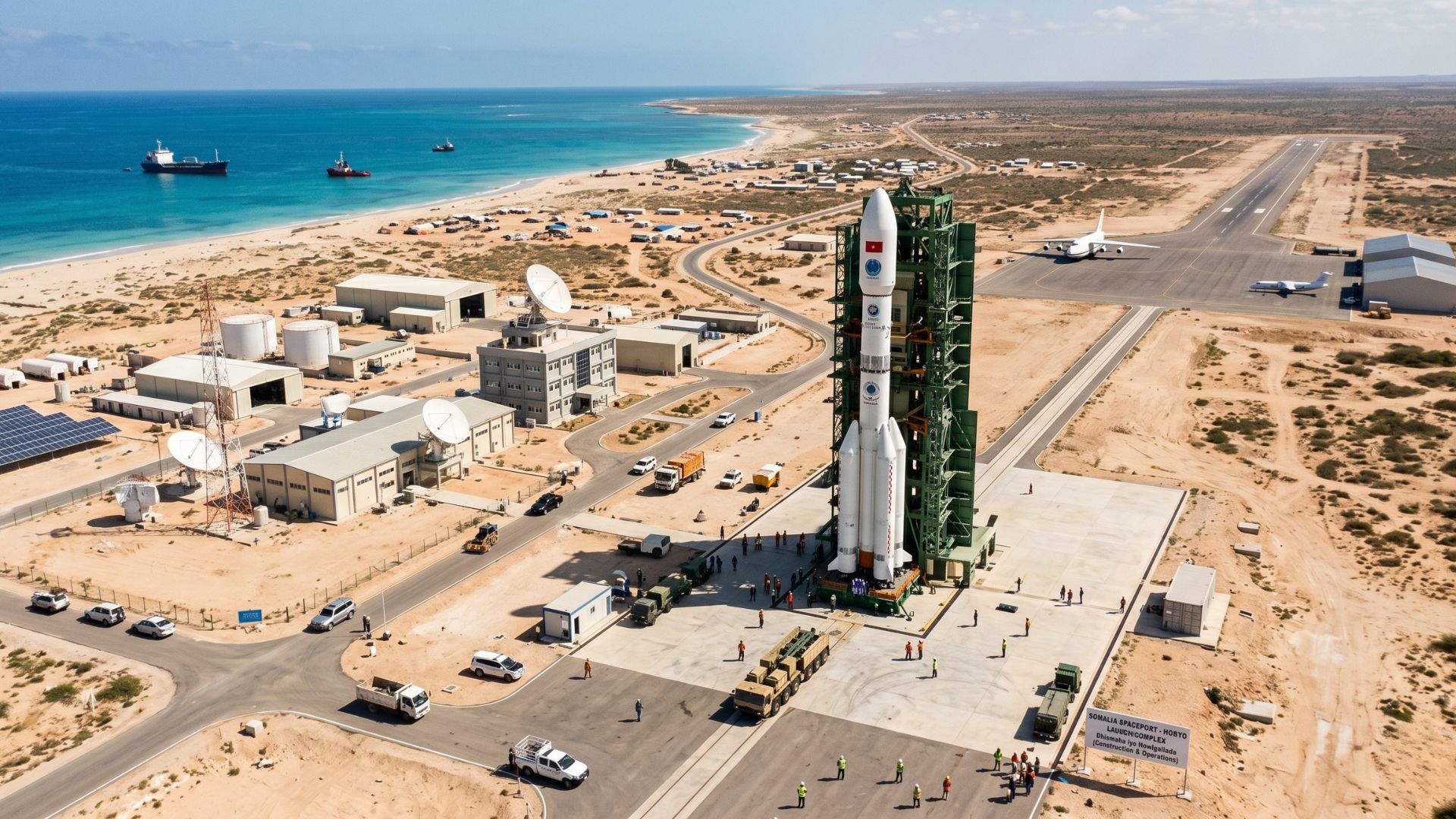 Enquanto SpaceX e Boeing disputam contratos bilionários da NASA, a Turquia começou a construir um porto espacial na Somália