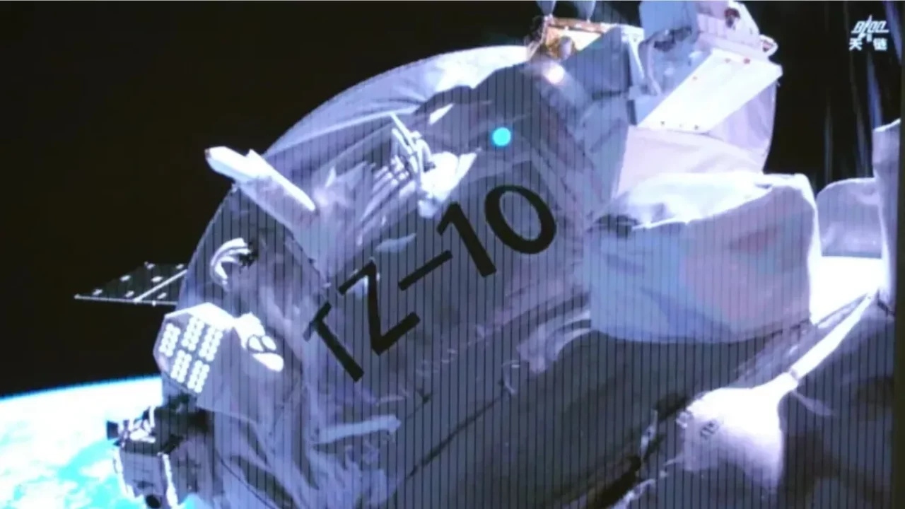 A nave de carga Tianzhou 10 (Imagem: space.com)