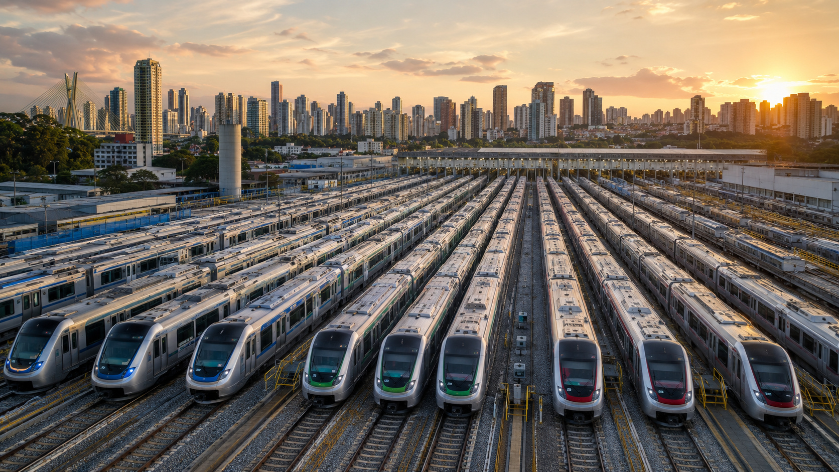 São Paulo comprou 44 trens chineses de R$ 3,1 bilhões e colocou nas linhas Azul, Verde e Vermelha do metrô