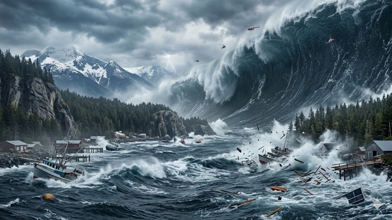 Um tsunami de 481 metros atingiu o fiorde Tracy Arm, no Alasca. Saiba como o recuo das geleiras causou a onda e por que cruzeiros estão mudando suas rotas.
