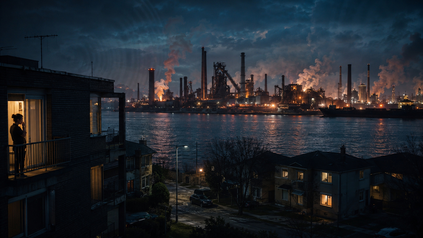 zumbido invisível cruzava a fronteira dos EUA para o Canadá e colocava uma ilha industrial de Detroit no centro de uma investigação internacional