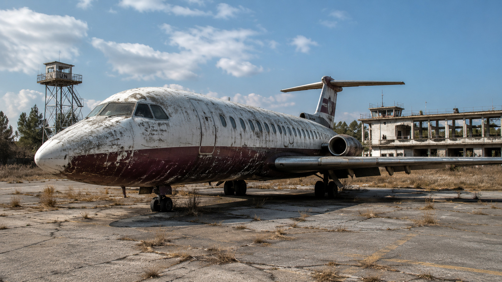 Aeroporto abandonado no Chipre vai virar museu