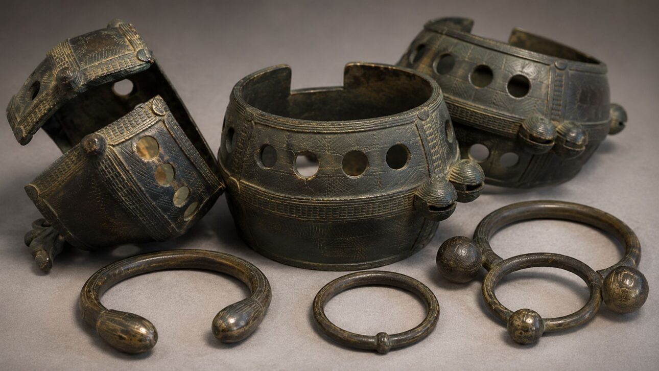 Um detector de metais achou 18 joias de bronze de 2.500 anos no leste da Polônia: tesouro da cultura lusaciana, do fim da Idade do Bronze, pesa 3,6 kg.