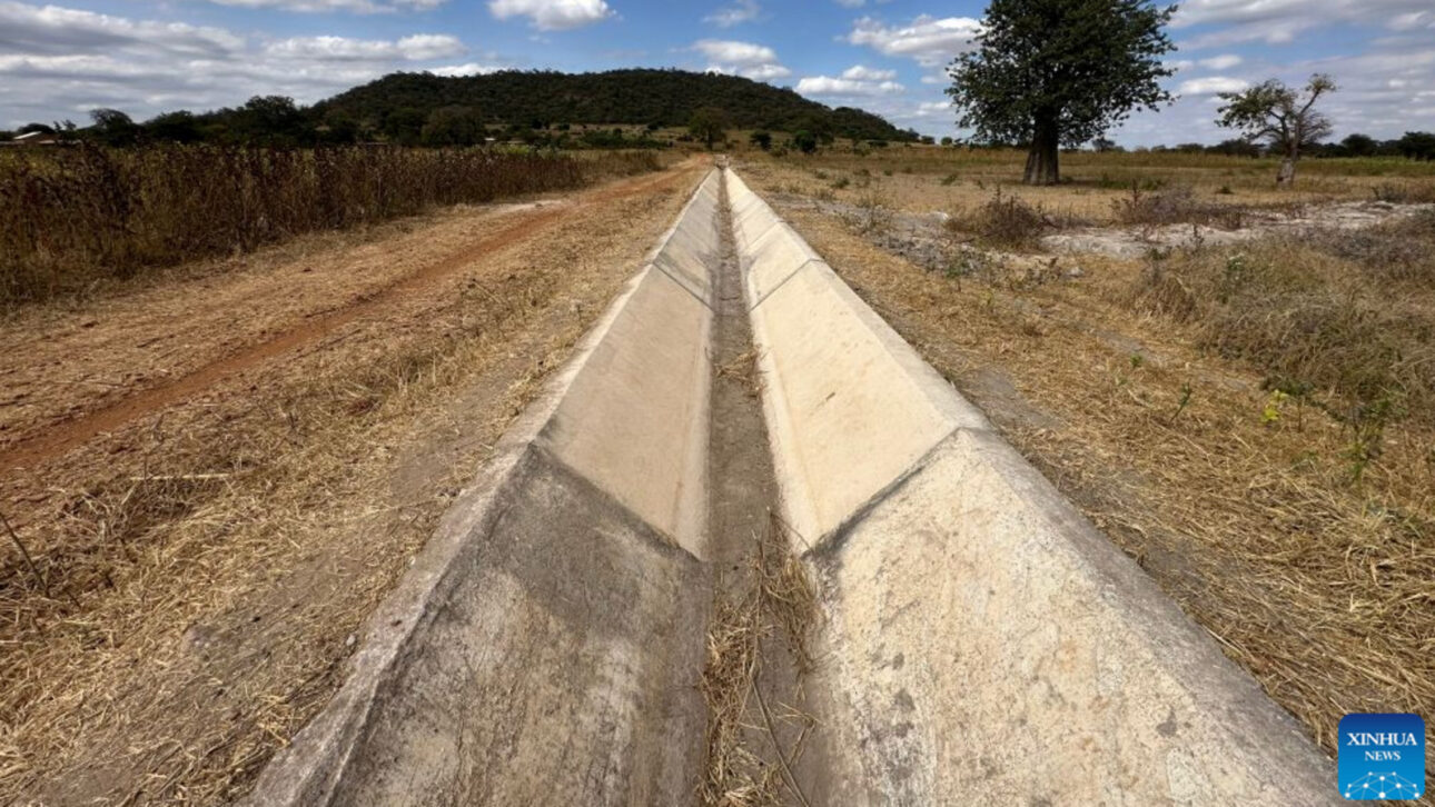 Irrigation system built by China in Tanzania