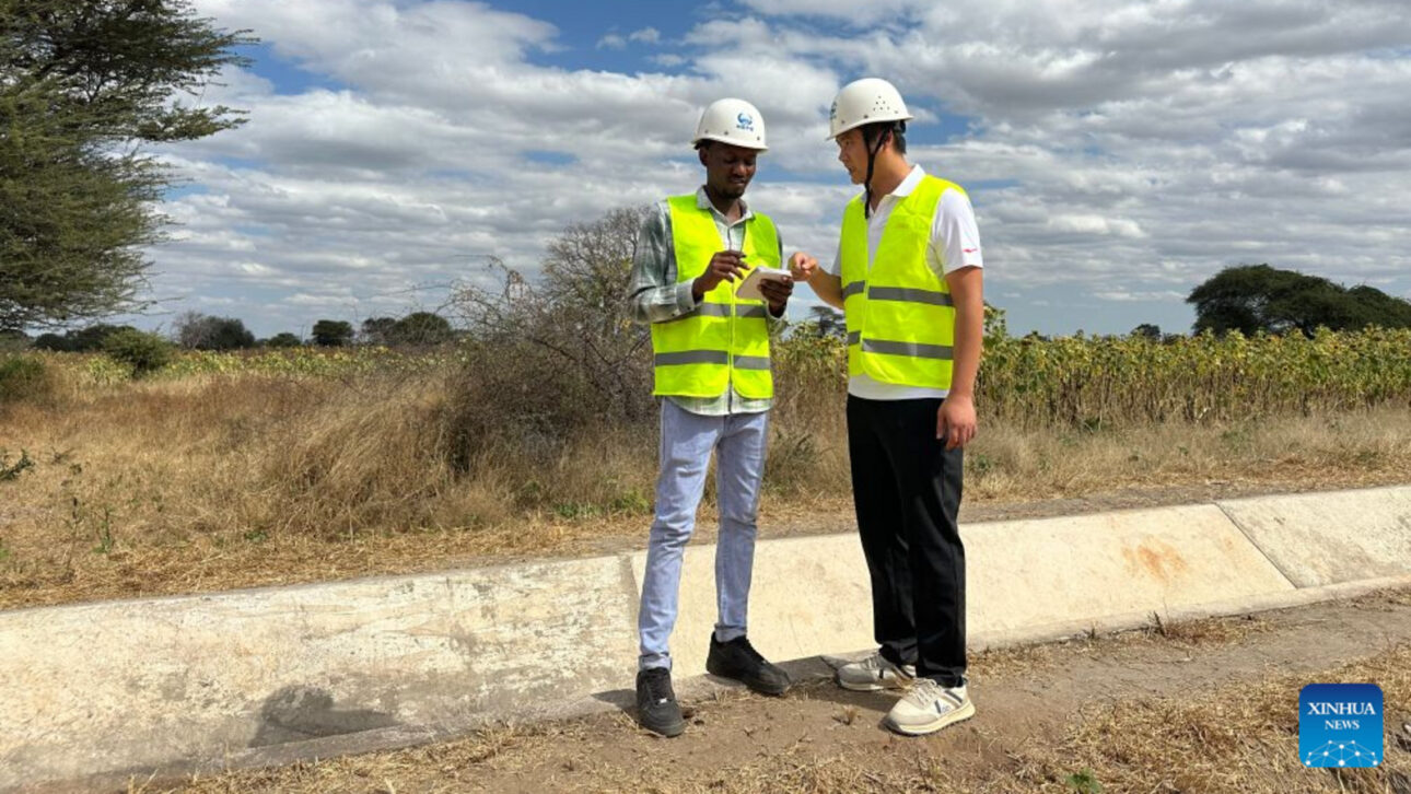 Irrigation system built by China in Tanzania