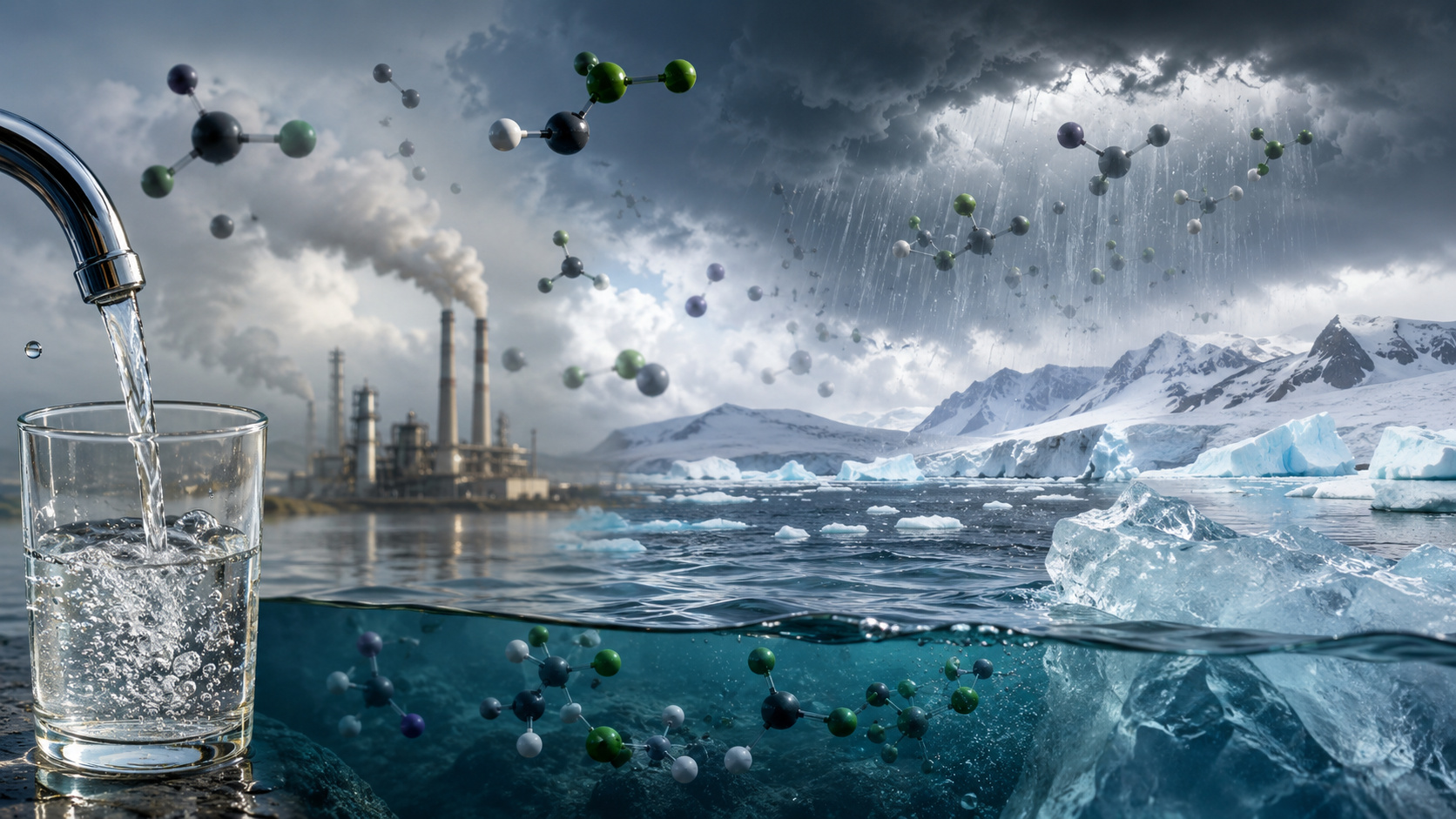 Estudo liderado pela Lancaster University calcula que gases usados para substituir os CFCs geraram 335,5 mil toneladas de TFA, um “químico eterno”, entre 2000 e 2022.