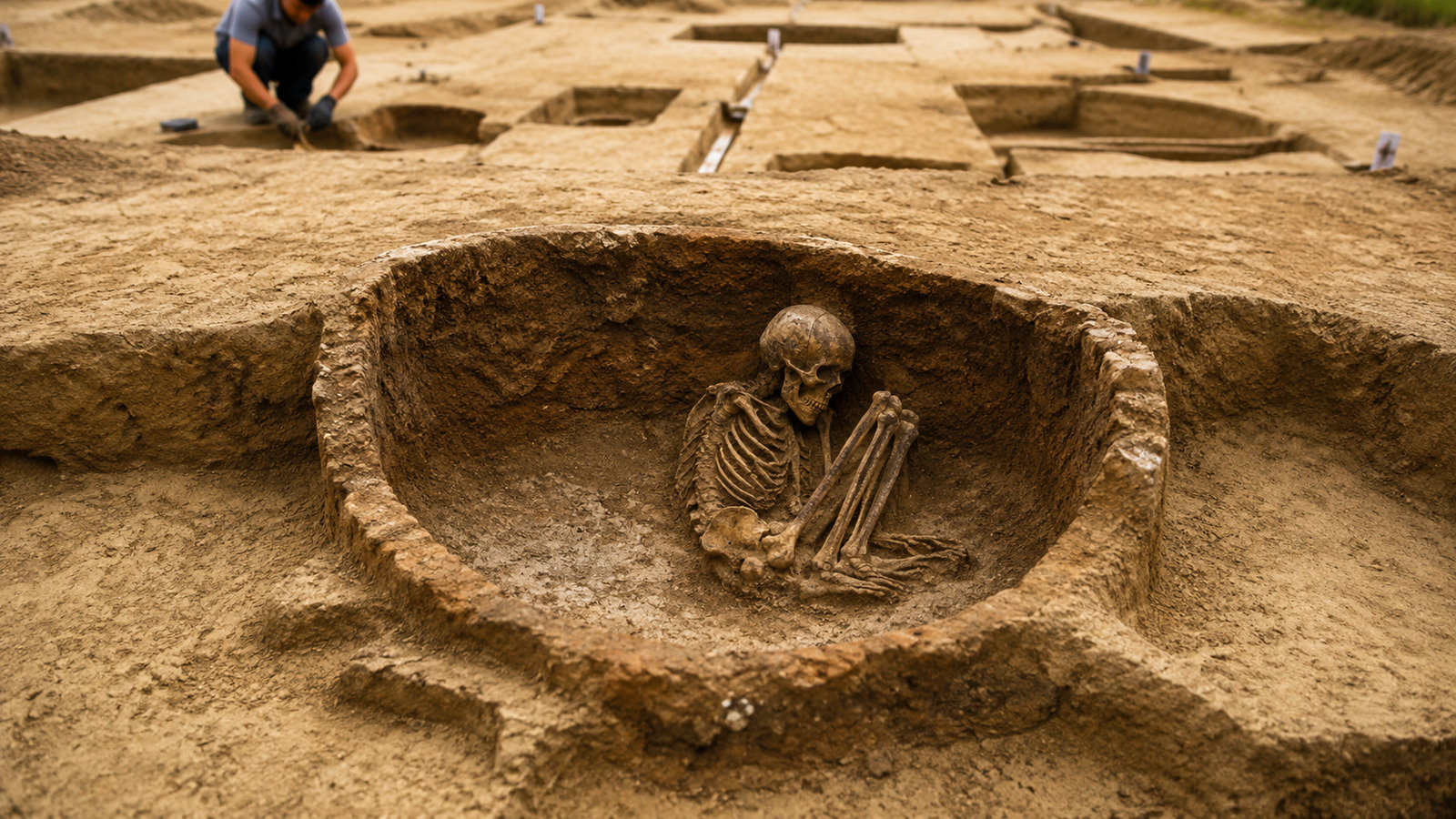 Sepulturas de guerreiros celtas encontradas