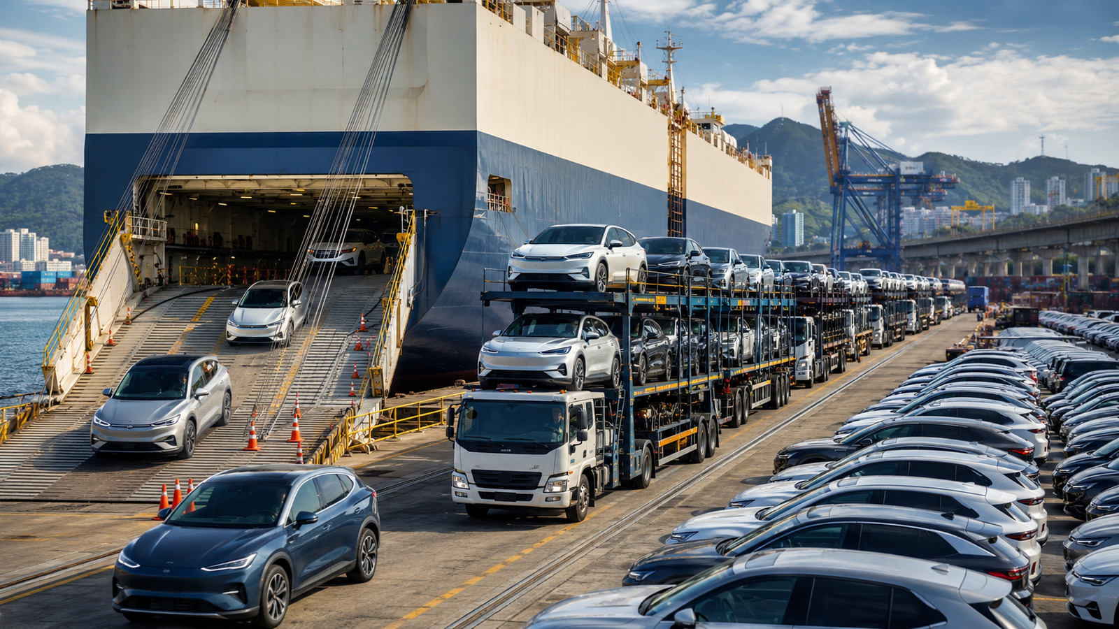 Montadoras correm contra o tempo para desembarcar carros no Brasil