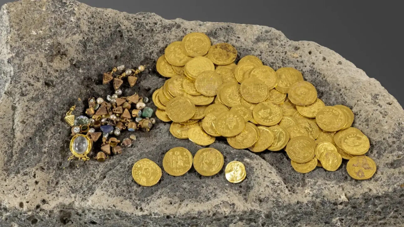 Tesouro de moedas raras encontrado