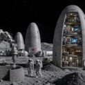 A China planeja uma cidade na Lua: robôs vão virar o solo lunar em tijolos e habitats 3D em casca de ovo, com energia nuclear, e astronautas até os anos 2030.