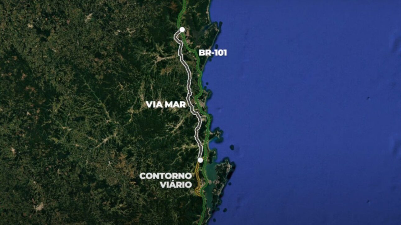 A Via Mar, rodovia que promete desafogar a BR-101 em Santa Catarina, terá pedágio, custará bilhões e enfrenta solo mole que pode atrasar a obra.