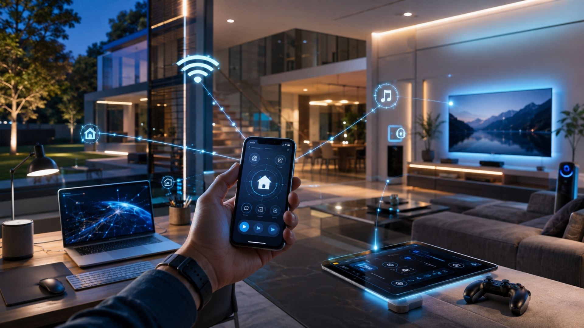 A tecnologia da conectividade inteligente reúne internet fixa, rede móvel e streaming, e dá ao usuário o controle dos serviços na palma da mão.