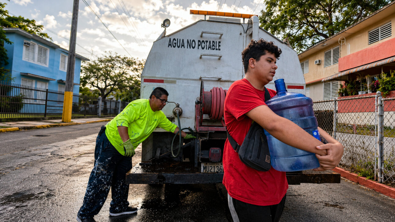 A falta de água em Porto Rico atingiu milhares de moradores em junho de 2026, afetou banho, limpeza, lavanderias e rotina familiar