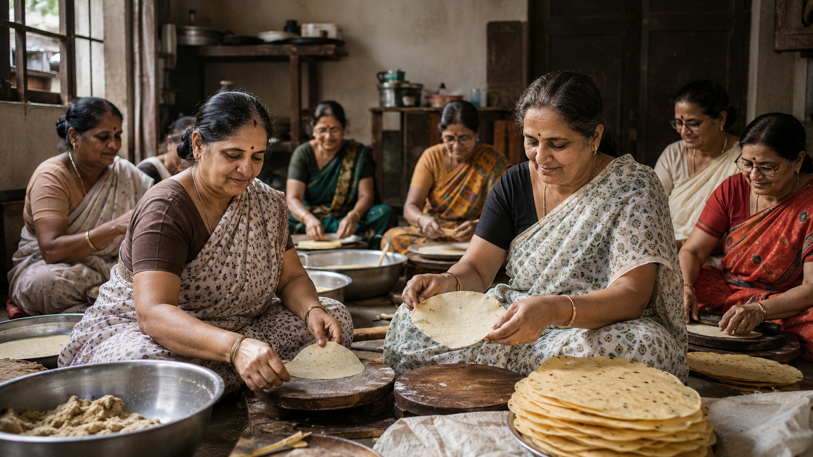 A história da Lijjat Papad mostra como uma receita feita em casa virou renda feminina