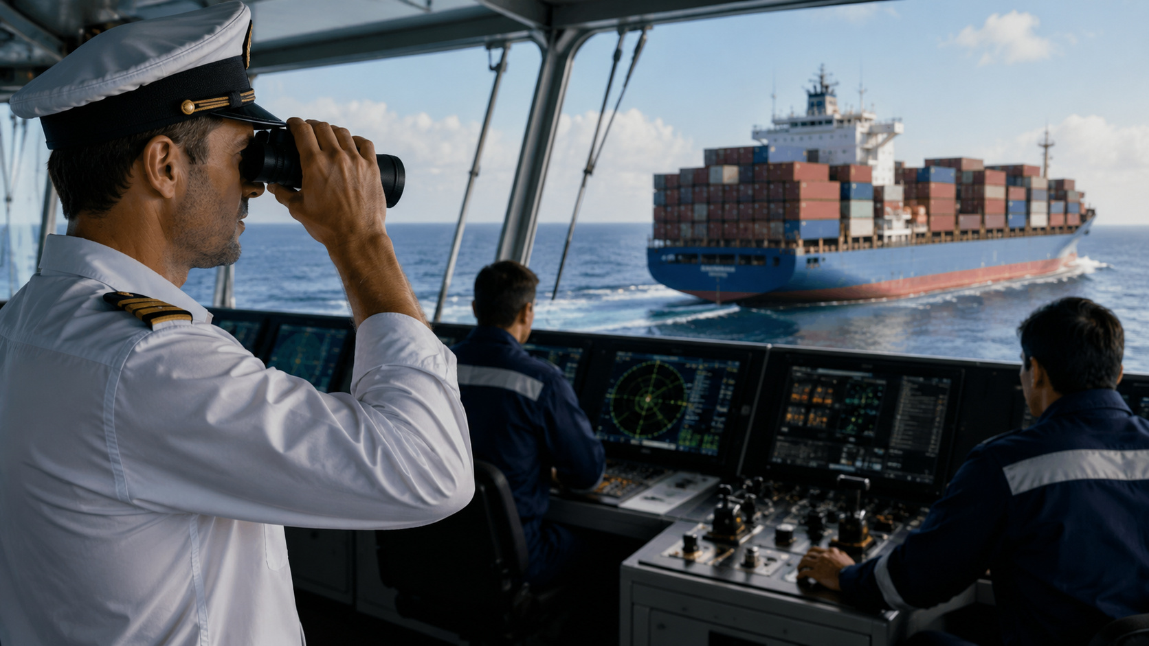 A indústria marítima enfrenta escassez global de oficiais, enquanto salários de engenheiros navais e oficiais embarcados ultrapassam US$ 100 mil por ano.