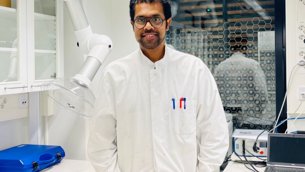 Investigador de Doctorado Sachin Kochrekar. Foto de: Plawan Kumar Jha