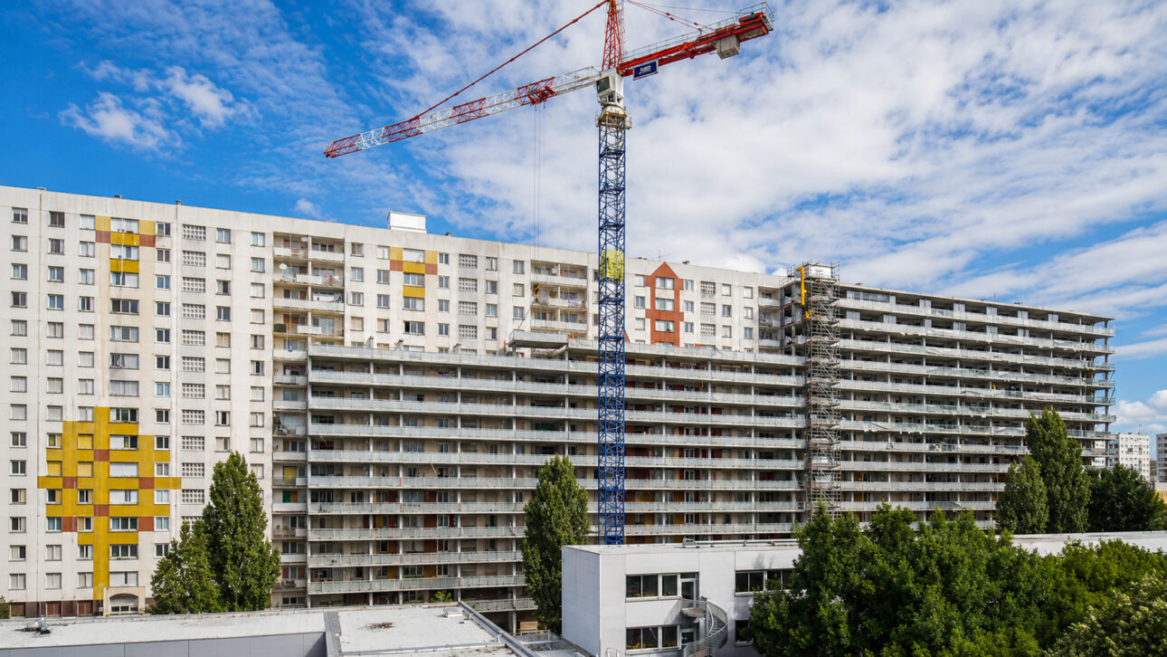 A reforma aconteceu em edifícios ocupados