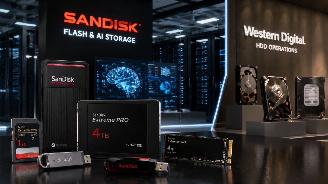 Sandisk liga inteligência artificial a SSDs e cartões de memória em rali que superou bitcoin.