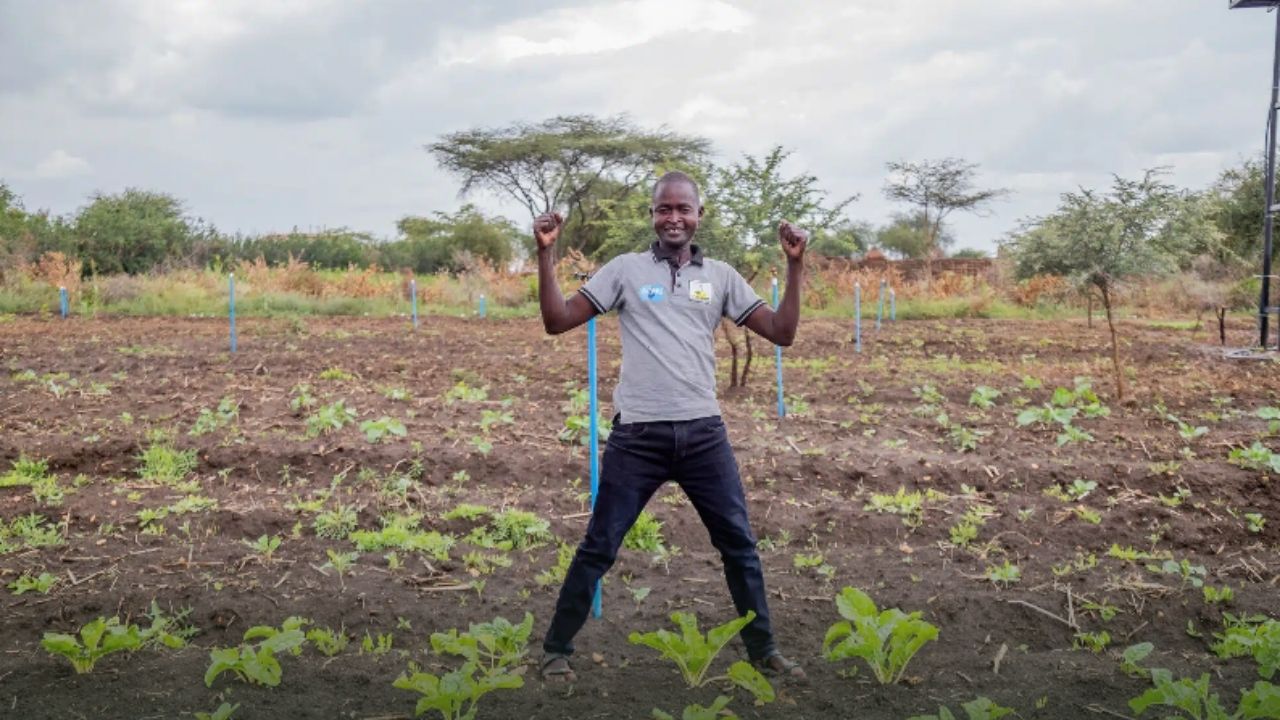 Agricultores que antes enfrentavam fontes secas e longas caminhadas para buscar água passaram a cultivar alimentos o ano inteiro com irrigação movida a energia solar; em Uganda, tecnologia