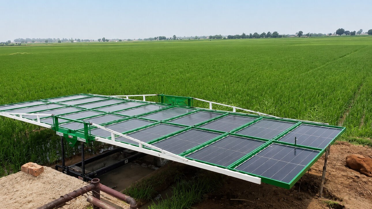 Agricultores trocaram diesel por painéis de energia solar no Paquistão e passaram a ligar bombas de irrigação com custo muito menor