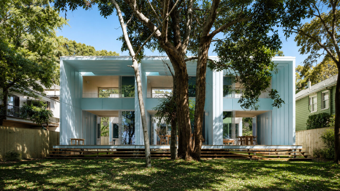 antiga casa da família era dos anos 1970 transformada em casas modulares